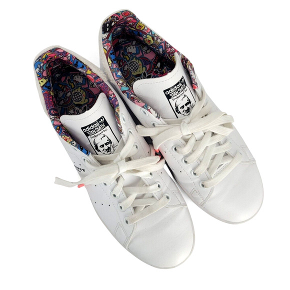 Adidas Originals Stan Smith x Hello Kitty Sneakers Womens Sz 7.5 Limited Edition - Picture 2 of 7